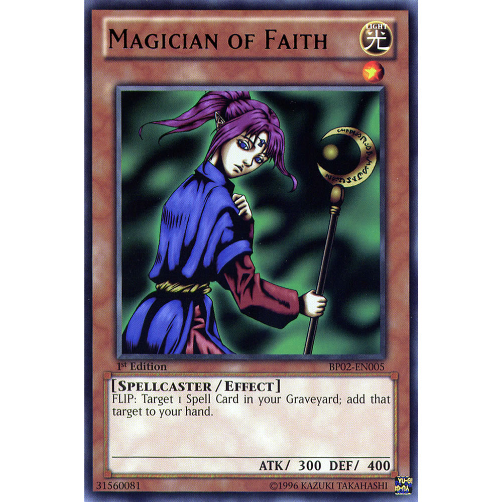 Magician of Faith BP02-EN005 Yu-Gi-Oh! Card from the Battle Pack 2: War of the Giants Set