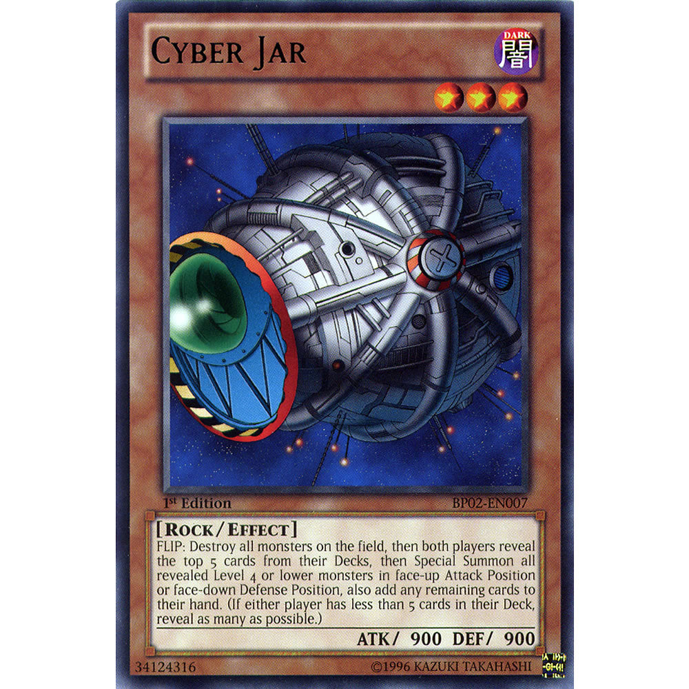 Cyber Jar BP02-EN007 Yu-Gi-Oh! Card from the Battle Pack 2: War of the Giants Set
