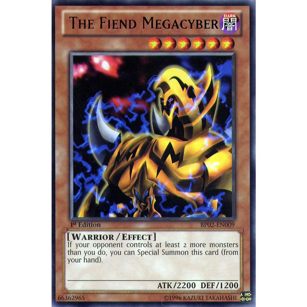 The Fiend Megacyber BP02-EN009 Yu-Gi-Oh! Card from the Battle Pack 2: War of the Giants Set