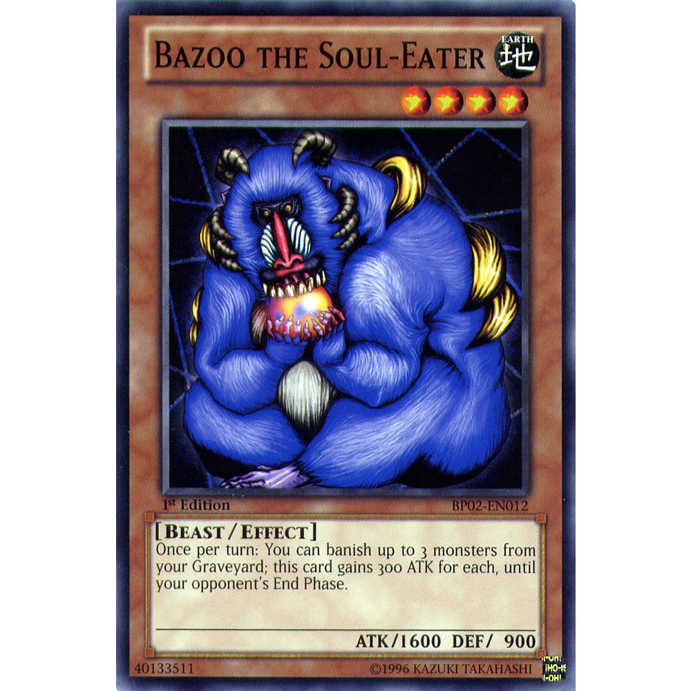 Bazoo the Soul-Eater BP02-EN012 Yu-Gi-Oh! Card from the Battle Pack 2: War of the Giants Set