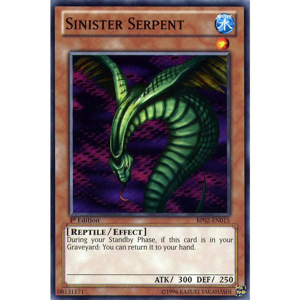 Sinister Serpent BP02-EN015 Yu-Gi-Oh! Card from the Battle Pack 2: War of the Giants Set