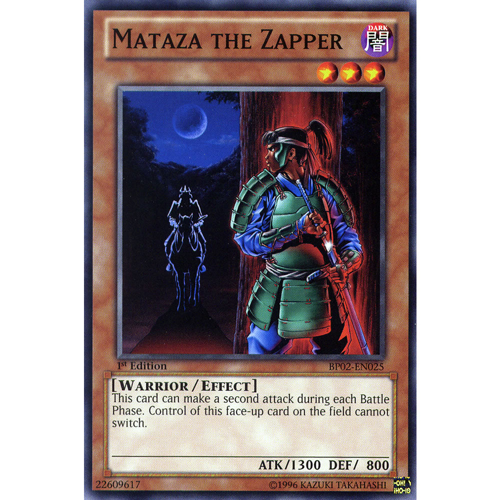 Mataza the Zapper BP02-EN025 Yu-Gi-Oh! Card from the Battle Pack 2: War of the Giants Set
