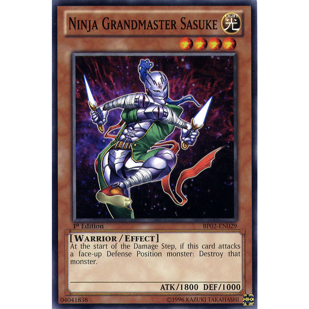 Ninja Grandmaster Sasuke BP02-EN029 Yu-Gi-Oh! Card from the Battle Pack 2: War of the Giants Set