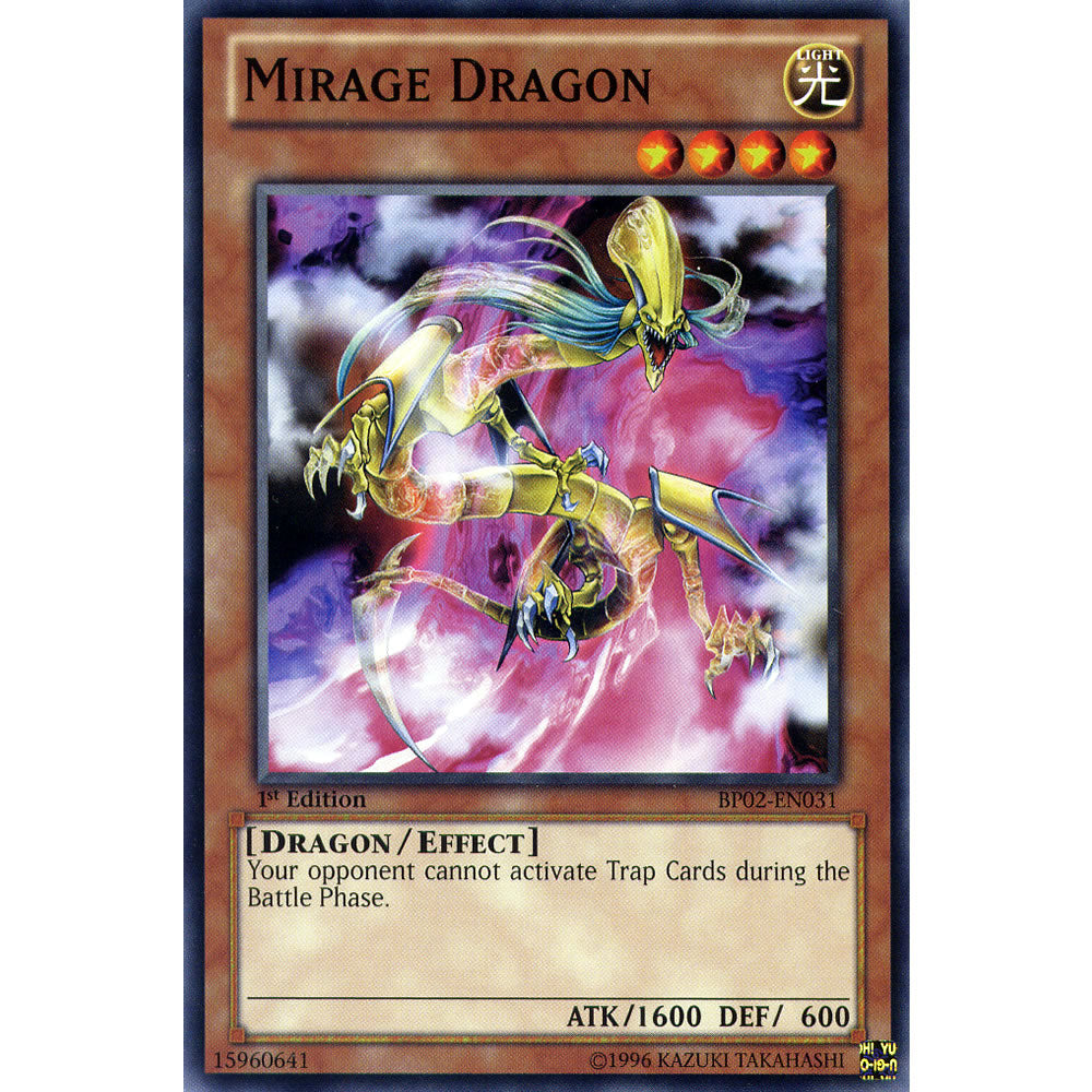 Mirage Dragon BP02-EN031 Yu-Gi-Oh! Card from the Battle Pack 2: War of the Giants Set