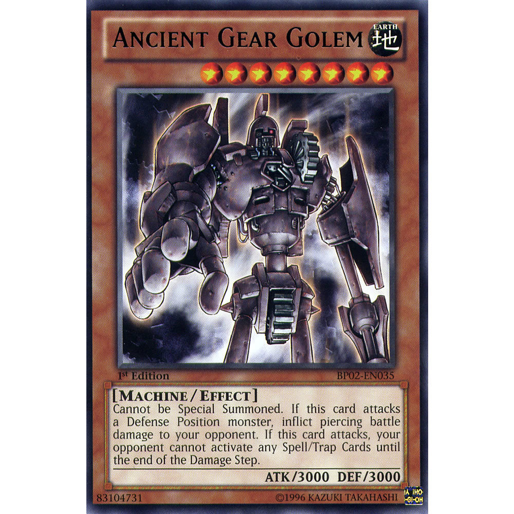 Ancient Gear Golem BP02-EN035 Yu-Gi-Oh! Card from the Battle Pack 2: War of the Giants Set