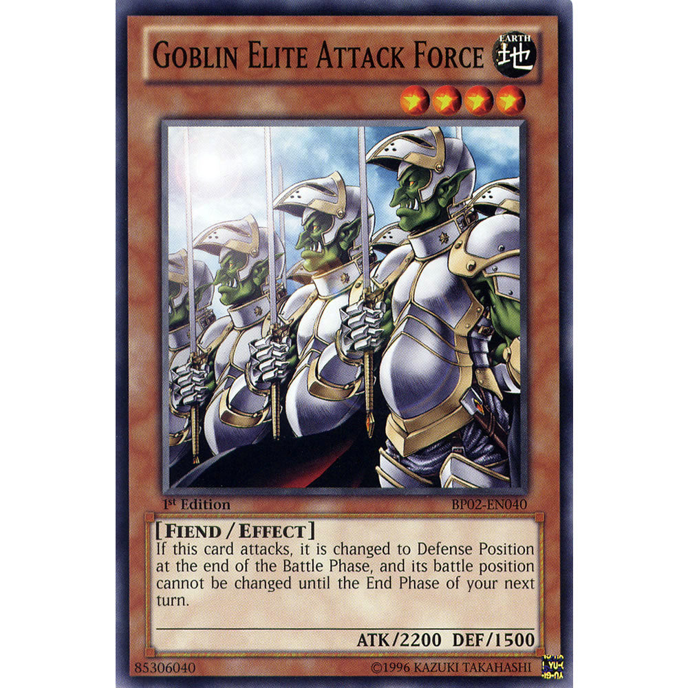 Goblin Elite Attack Force BP02-EN040 Yu-Gi-Oh! Card from the Battle Pack 2: War of the Giants Set