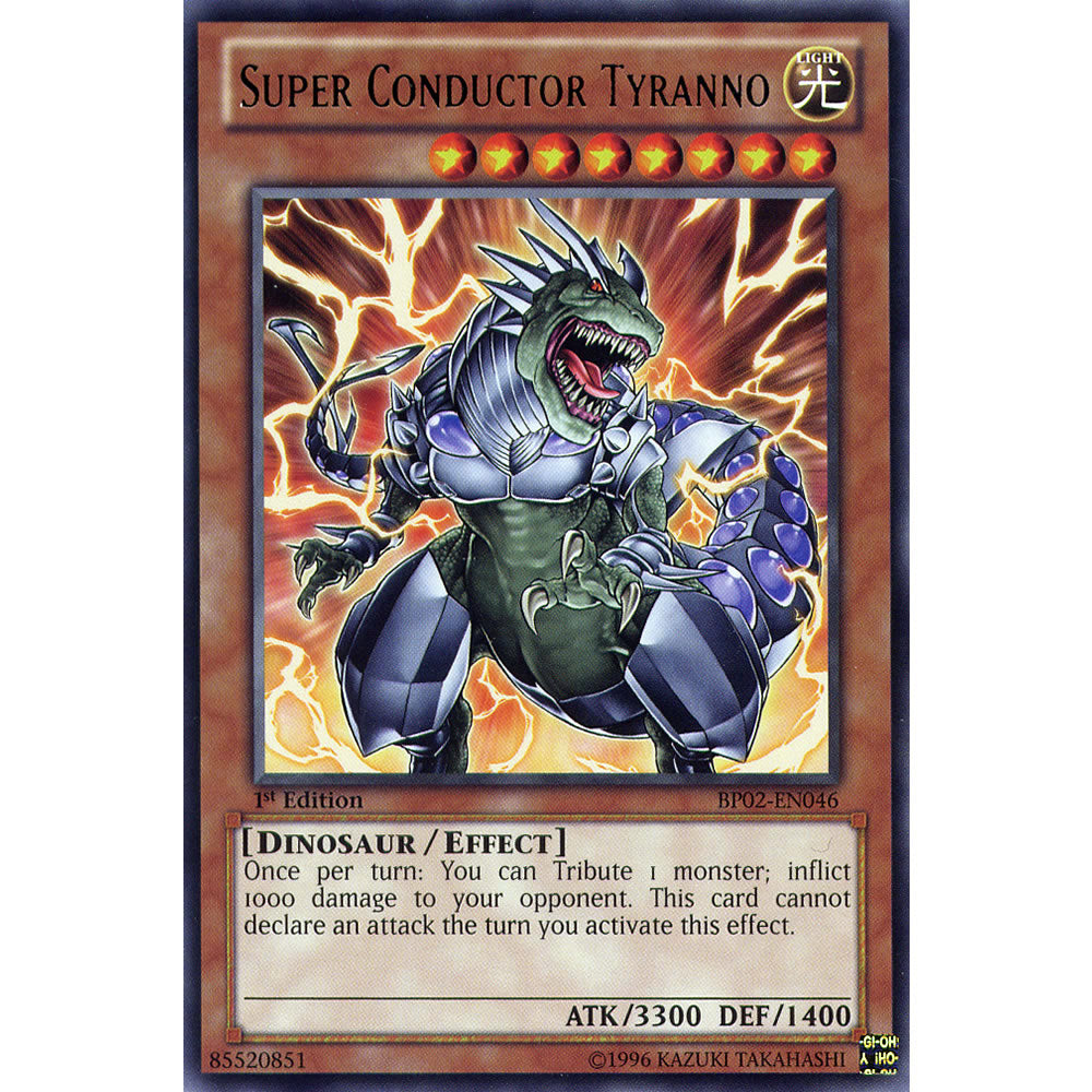 Super Conductor Tyranno BP02-EN046 Yu-Gi-Oh! Card from the Battle Pack 2: War of the Giants Set