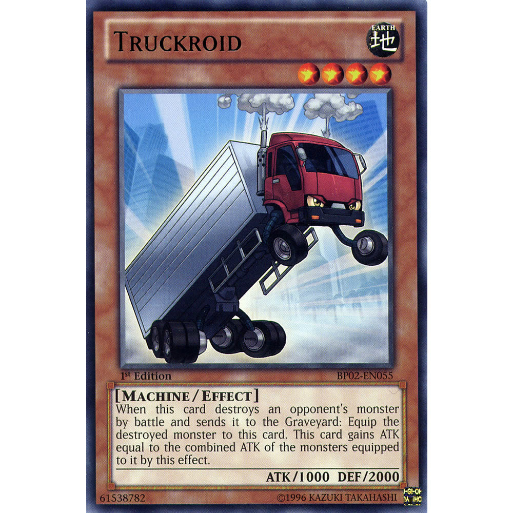 Truckroid BP02-EN055 Yu-Gi-Oh! Card from the Battle Pack 2: War of the Giants Set
