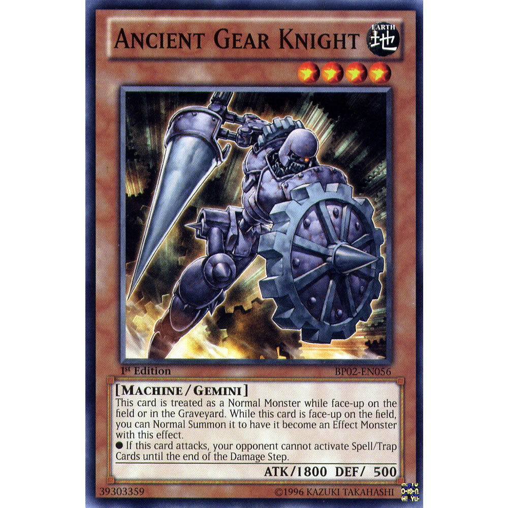 Ancient Gear Knight BP02-EN056 Yu-Gi-Oh! Card from the Battle Pack 2: War of the Giants Set