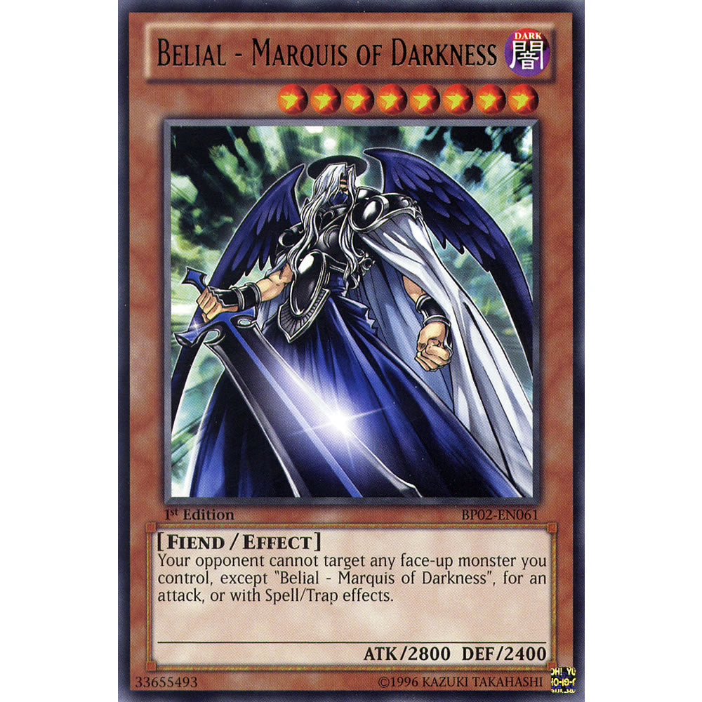 Belial - Marquis of Darkness BP02-EN061 Yu-Gi-Oh! Card from the Battle Pack 2: War of the Giants Set