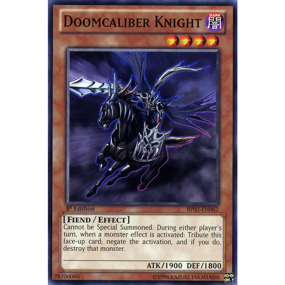 Doomcaliber Knight BP02-EN062 Yu-Gi-Oh! Card from the Battle Pack 2: War of the Giants Set