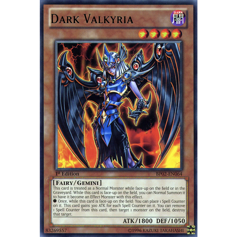 Dark Valkyria BP02-EN064 Yu-Gi-Oh! Card from the Battle Pack 2: War of the Giants Set
