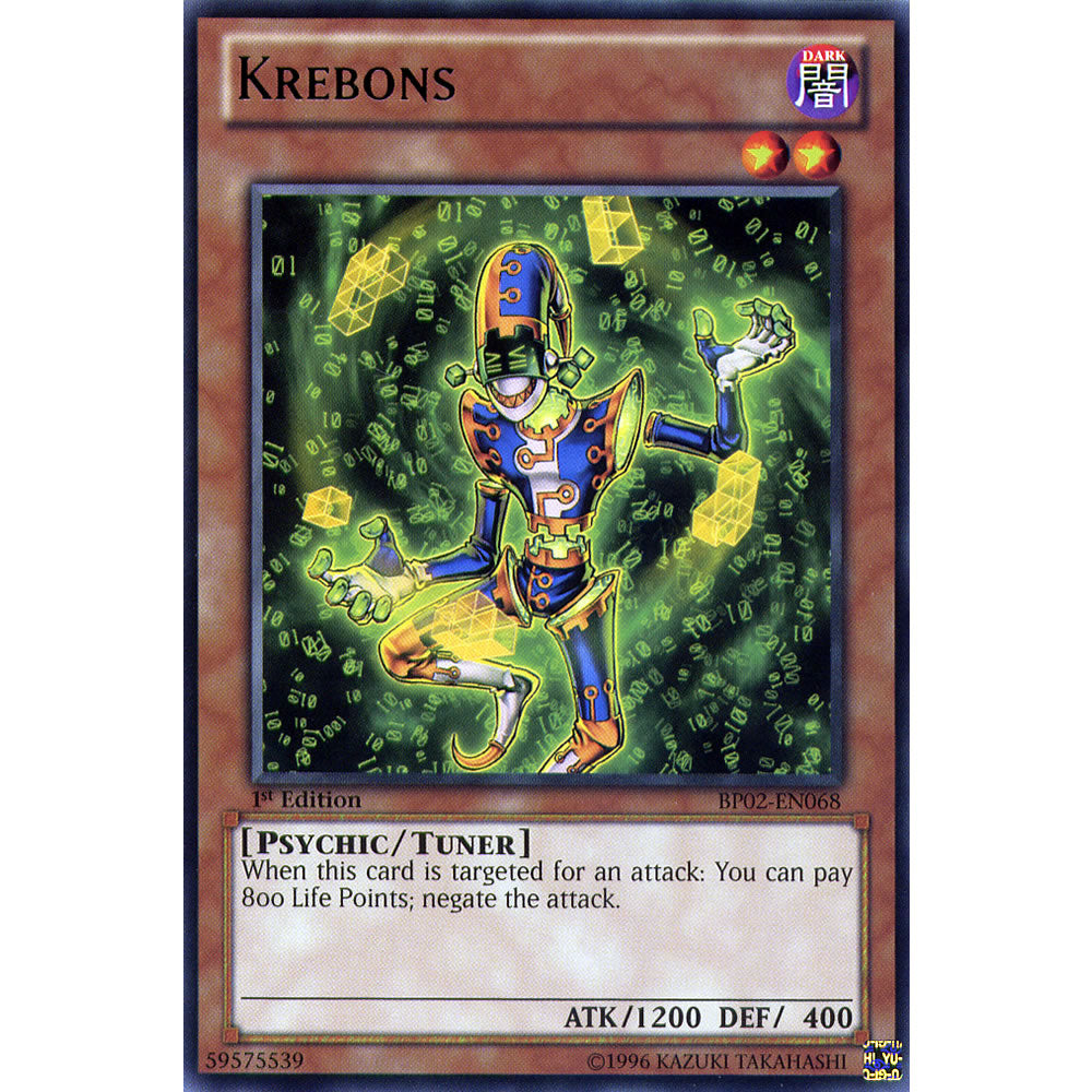 Krebons BP02-EN068 Yu-Gi-Oh! Card from the Battle Pack 2: War of the Giants Set