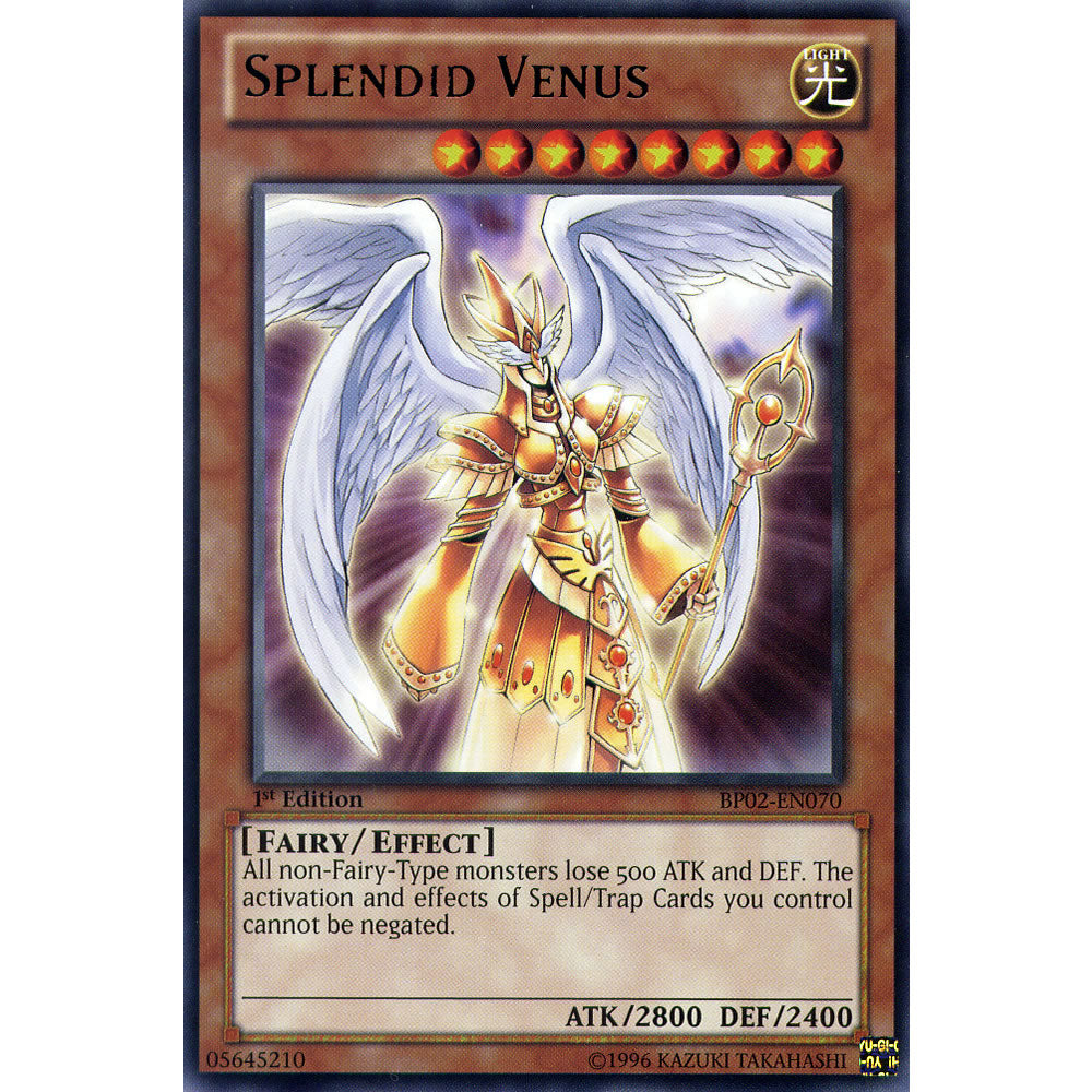 Spendid Venus BP02-EN070 Yu-Gi-Oh! Card from the Battle Pack 2: War of the Giants Set