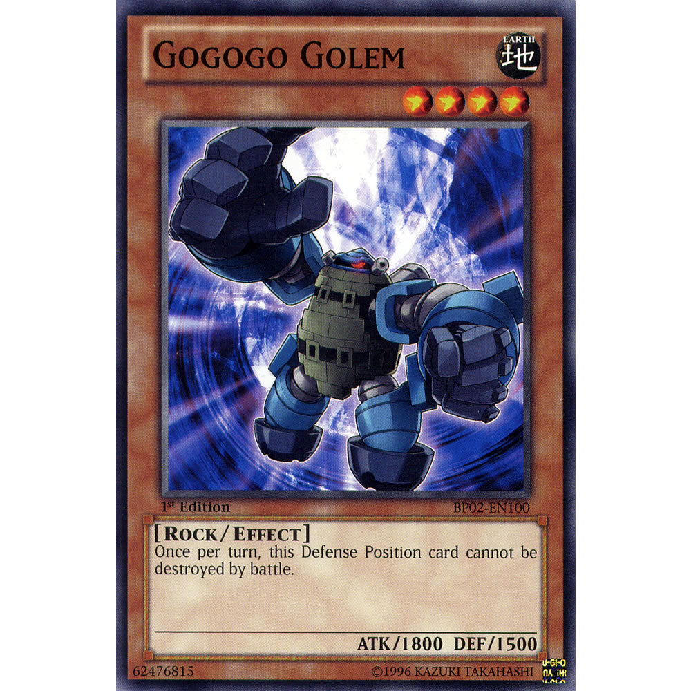 Gogogo Golem BP02-EN100 Yu-Gi-Oh! Card from the Battle Pack 2: War of the Giants Set
