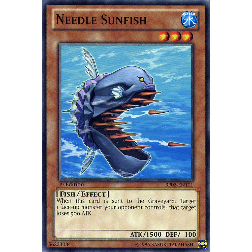 Needle Sunfish BP02-EN101 Yu-Gi-Oh! Card from the Battle Pack 2: War of the Giants Set