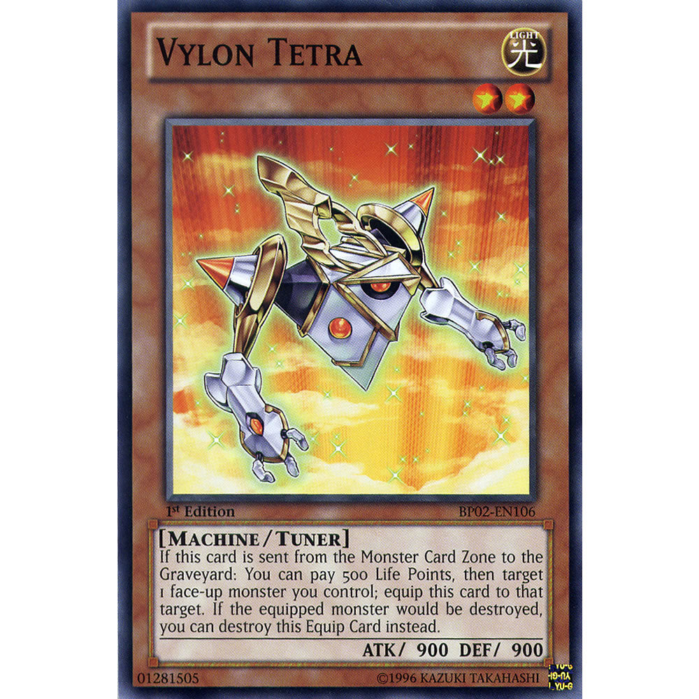 Vylon Tetra BP02-EN106 Yu-Gi-Oh! Card from the Battle Pack 2: War of the Giants Set