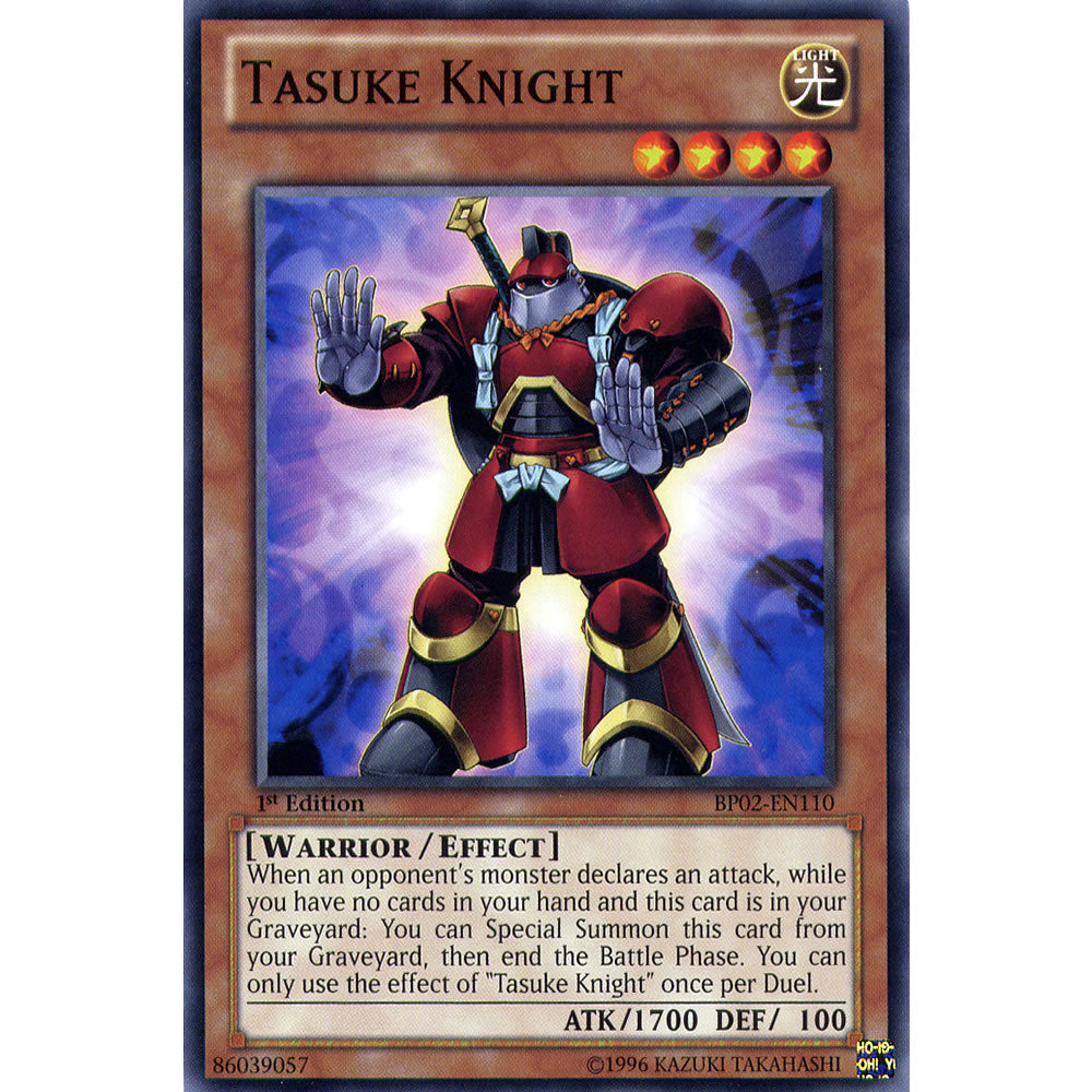 Tasuke Knight BP02-EN110 Yu-Gi-Oh! Card from the Battle Pack 2: War of the Giants Set