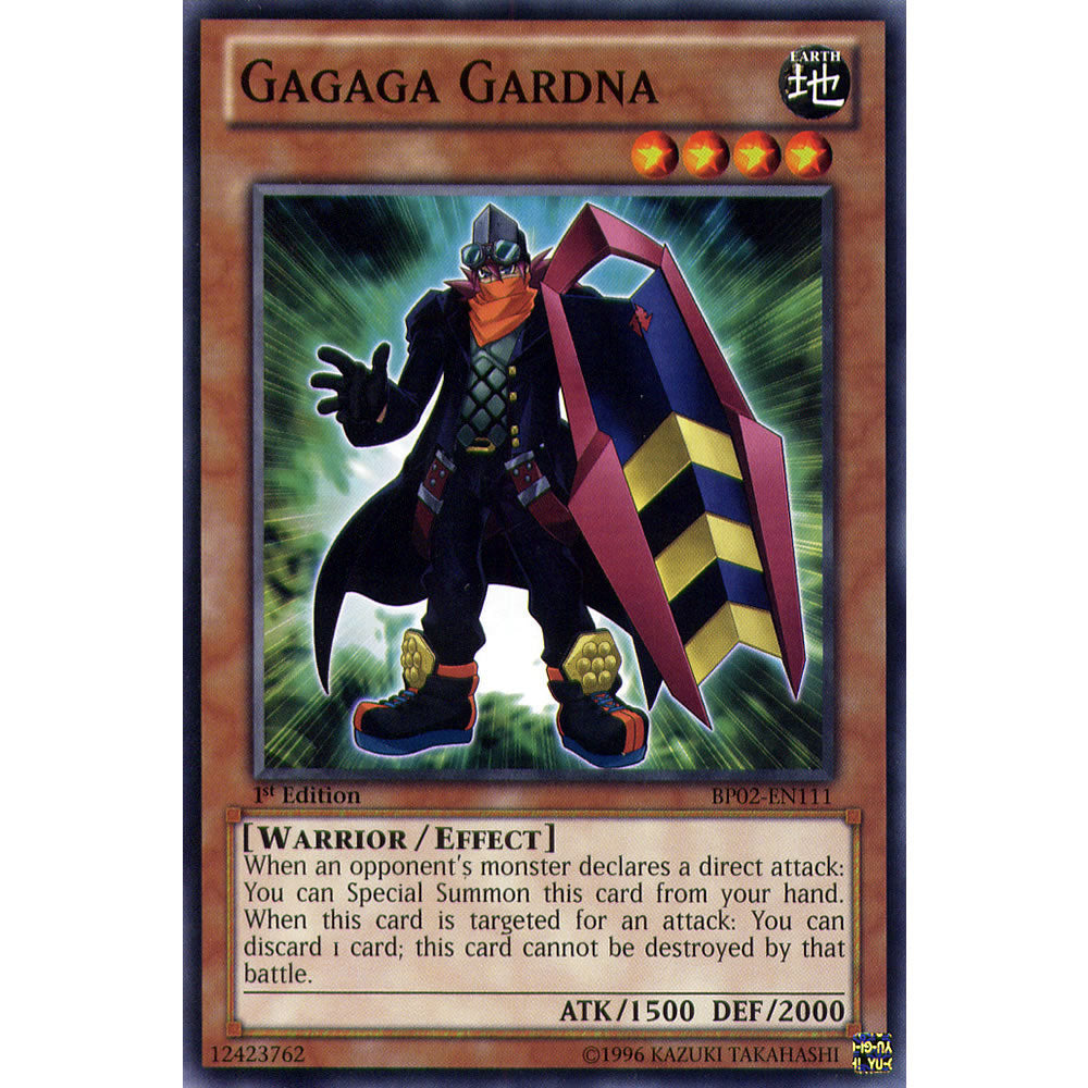 Gagaga Gardna BP02-EN111 Yu-Gi-Oh! Card from the Battle Pack 2: War of the Giants Set