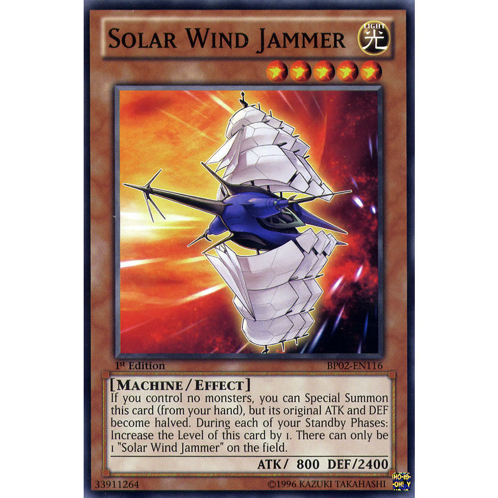 Solar Wind Jammer BP02-EN116 Yu-Gi-Oh! Card from the Battle Pack 2: War of the Giants Set