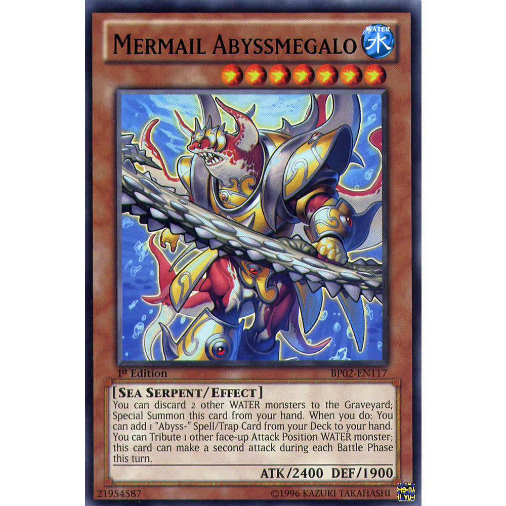 Mermail Abyssmegalo BP02-EN117 Yu-Gi-Oh! Card from the Battle Pack 2: War of the Giants Set