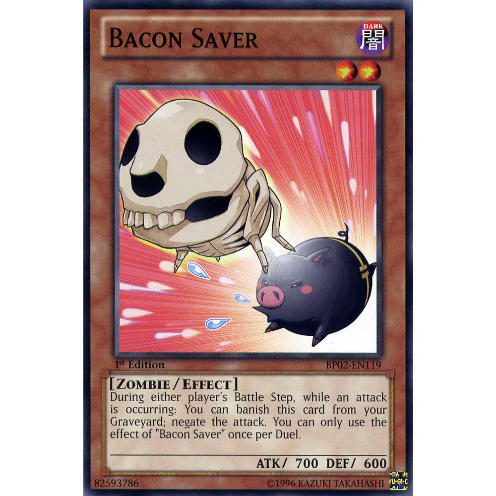 Bacon Saver BP02-EN119 Yu-Gi-Oh! Card from the Battle Pack 2: War of the Giants Set