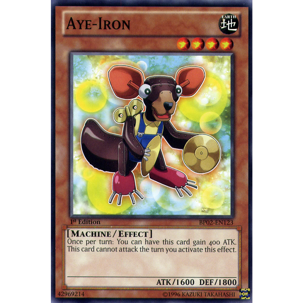 Aye-Iron BP02-EN123 Yu-Gi-Oh! Card from the Battle Pack 2: War of the Giants Set