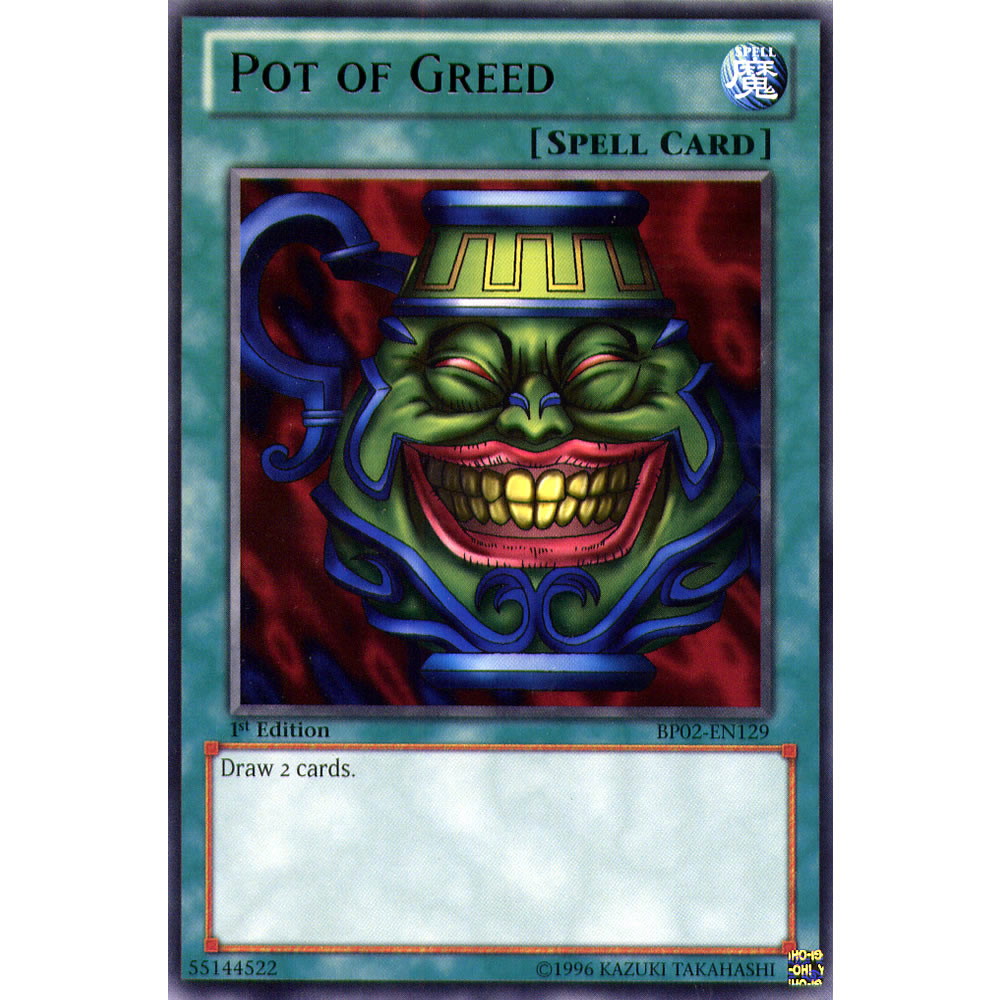 Pot of Greed BP02-EN129 Yu-Gi-Oh! Card from the Battle Pack 2: War of the Giants Set