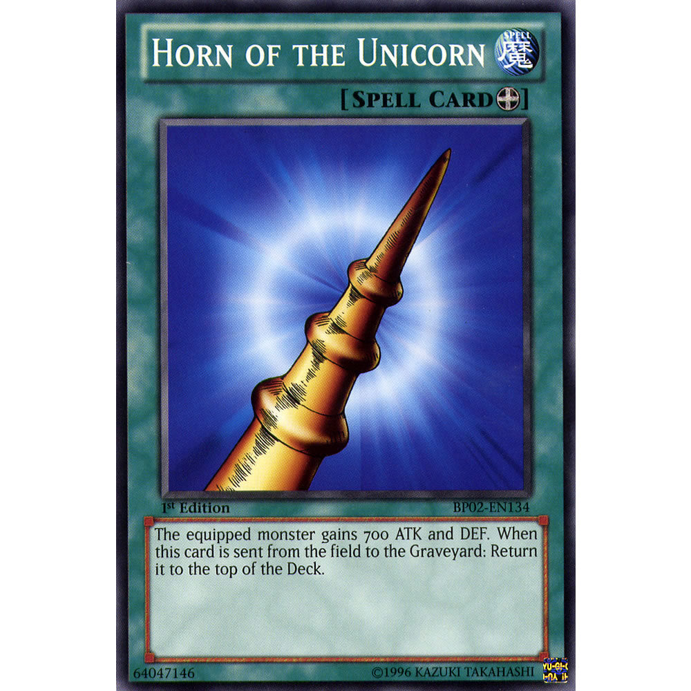 Horn of the Unicorn BP02-EN134 Yu-Gi-Oh! Card from the Battle Pack 2: War of the Giants Set