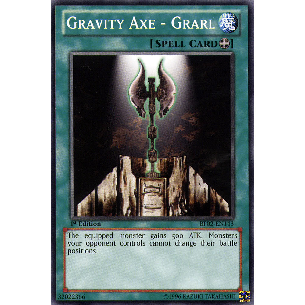 Gravity Axe - Grarl BP02-EN143 Yu-Gi-Oh! Card from the Battle Pack 2: War of the Giants Set