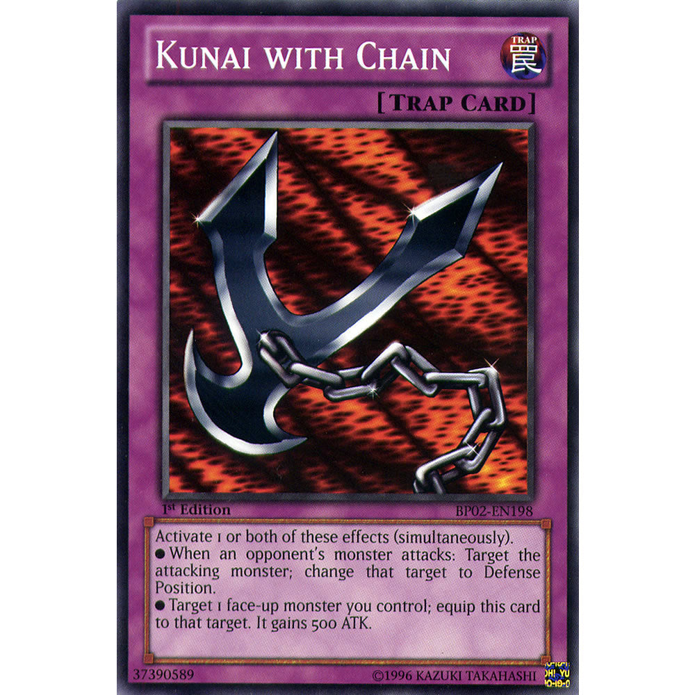 Kunai with Chain BP02-EN198 Yu-Gi-Oh! Card from the Battle Pack 2: War of the Giants Set