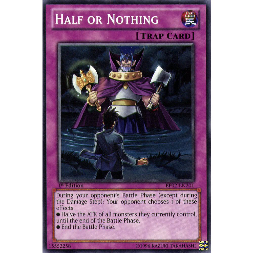 Half or Nothing BP02-EN201 Yu-Gi-Oh! Card from the Battle Pack 2: War of the Giants Set