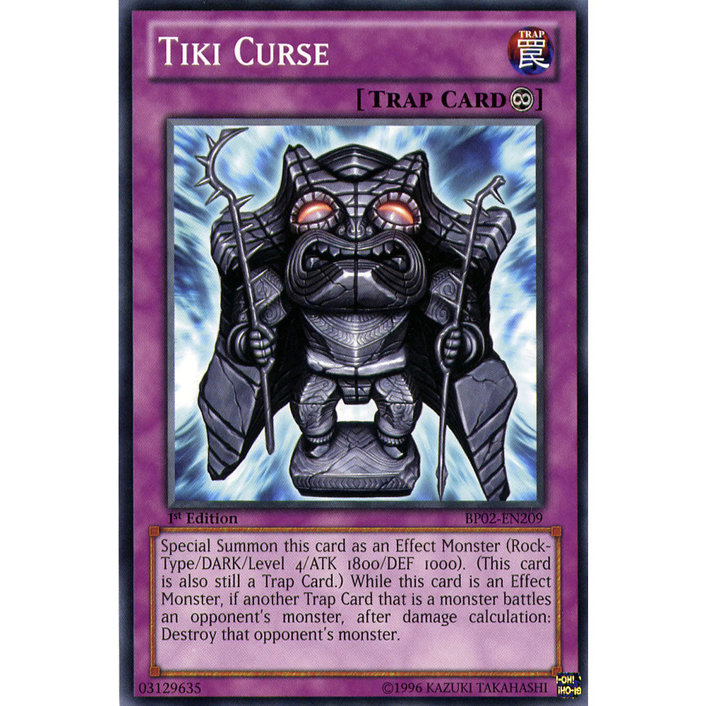 Tiki Curse BP02-EN209 Yu-Gi-Oh! Card from the Battle Pack 2: War of the Giants Set