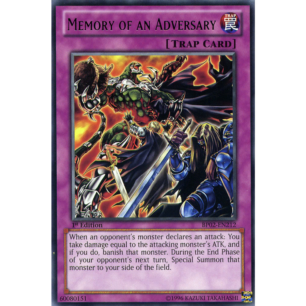 Memory of an Adversary BP02-EN212 Yu-Gi-Oh! Card from the Battle Pack 2: War of the Giants Set