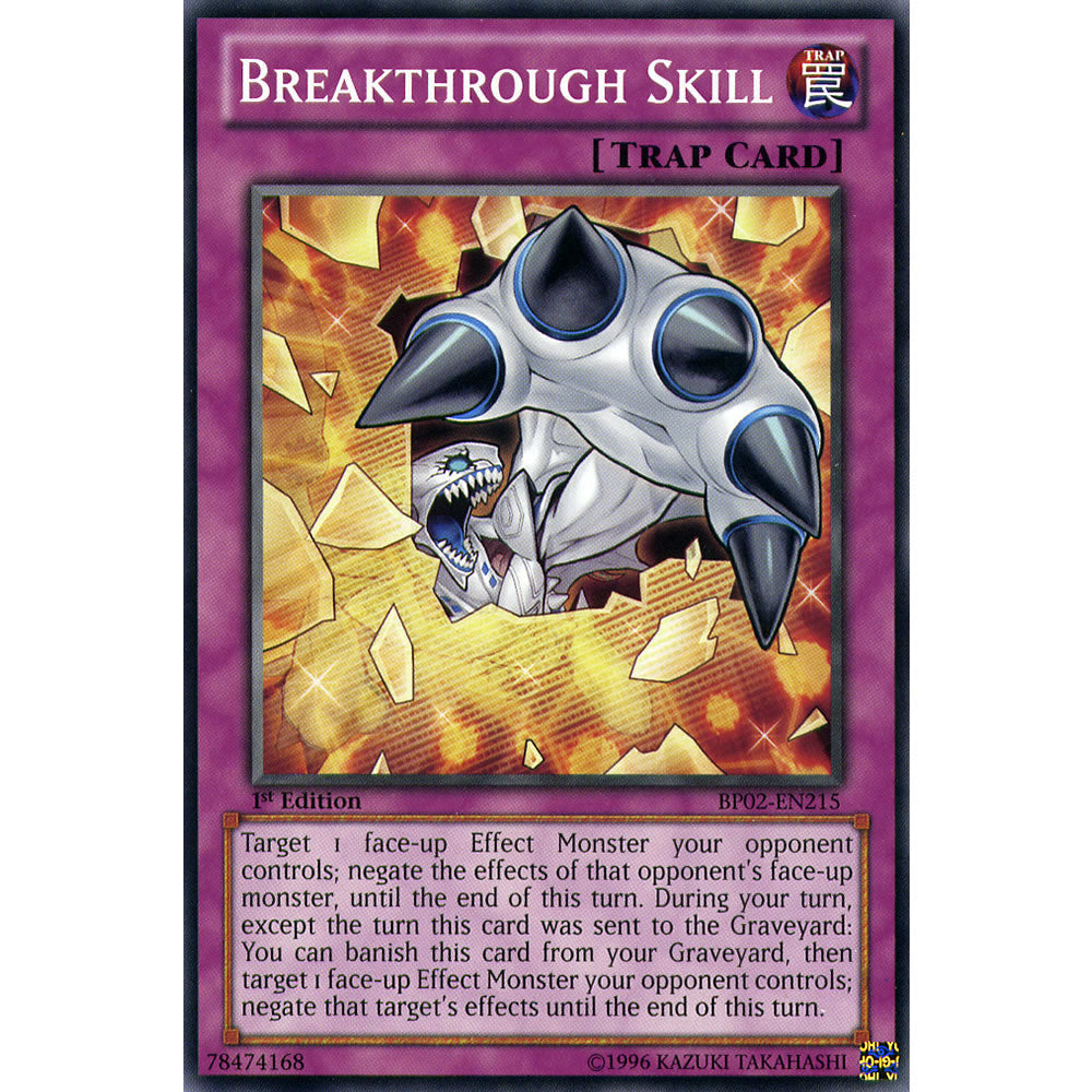 Breakthrough Skill BP02-EN215 Yu-Gi-Oh! Card from the Battle Pack 2: War of the Giants Set