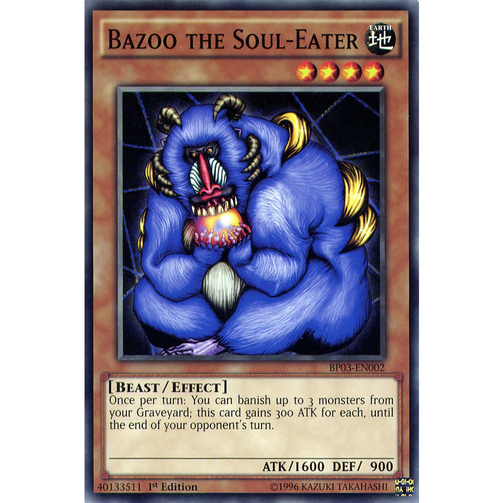 Bazoo the Soul-Eater BP03-EN002 Yu-Gi-Oh! Card from the Battle Pack 3: Monster League Set