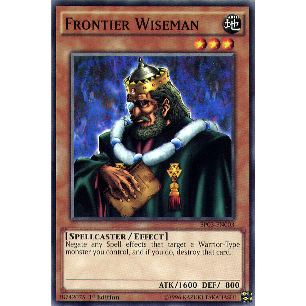 Frontier Wiseman BP03-EN003 Yu-Gi-Oh! Card from the Battle Pack 3: Monster League Set