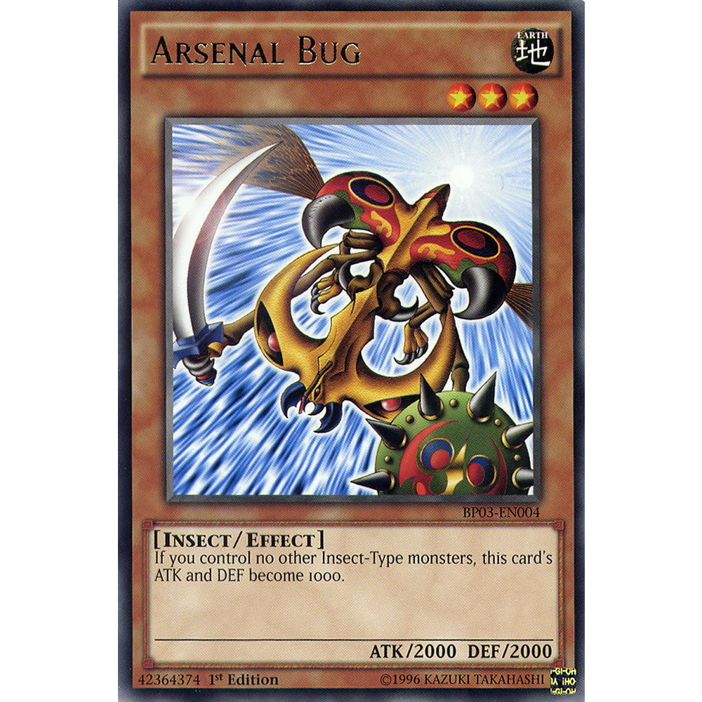 Arsenal Bug BP03-EN004 Yu-Gi-Oh! Card from the Battle Pack 3: Monster League Set