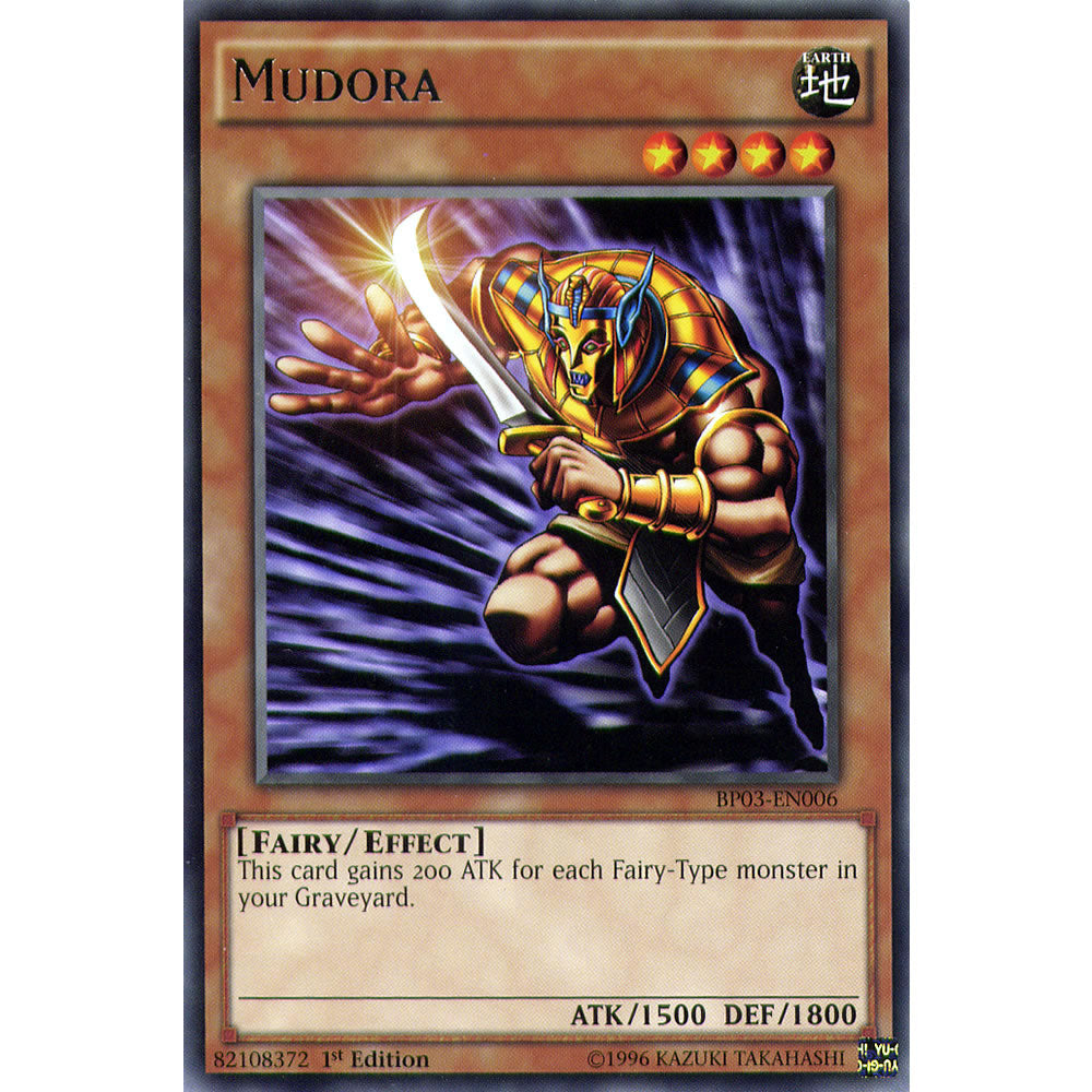 Mudora BP03-EN006 Yu-Gi-Oh! Card from the Battle Pack 3: Monster League Set