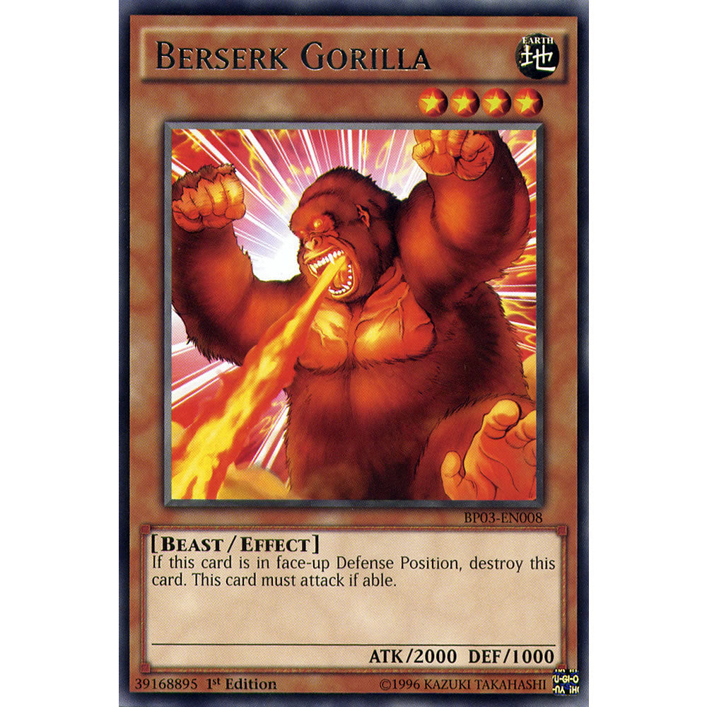 Berserk Gorilla BP03-EN008 Yu-Gi-Oh! Card from the Battle Pack 3: Monster League Set