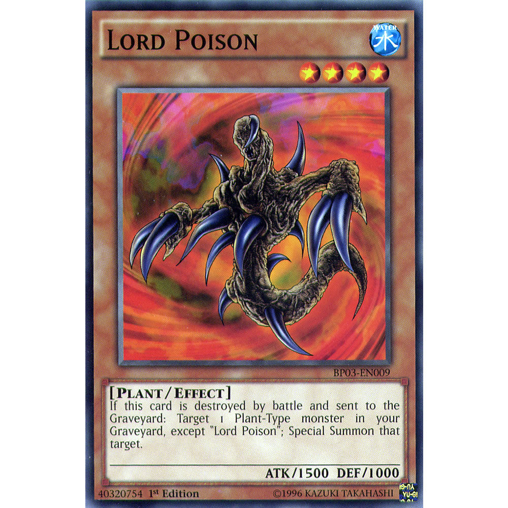 Lord Poison BP03-EN009 Yu-Gi-Oh! Card from the Battle Pack 3: Monster League Set