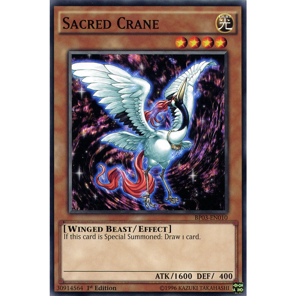 Sacred Crane BP03-EN010 Yu-Gi-Oh! Card from the Battle Pack 3: Monster League Set