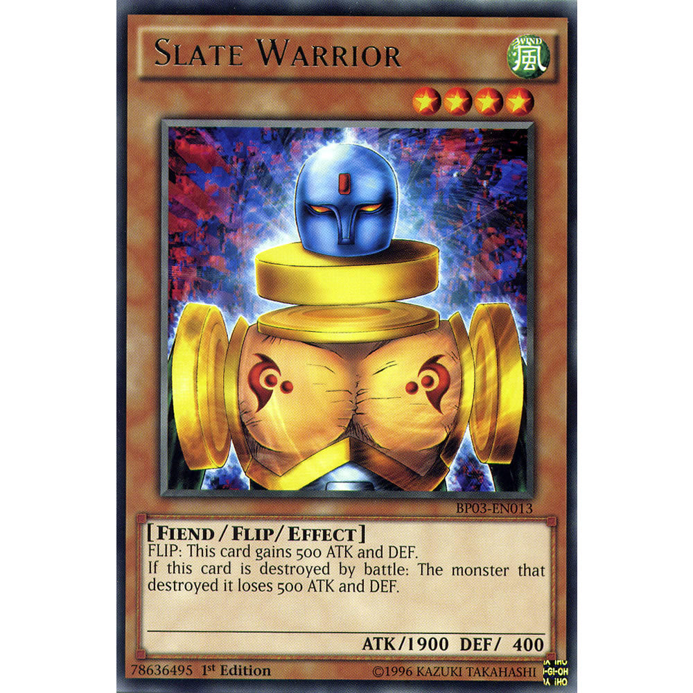 Slate Warrior BP03-EN013 Yu-Gi-Oh! Card from the Battle Pack 3: Monster League Set