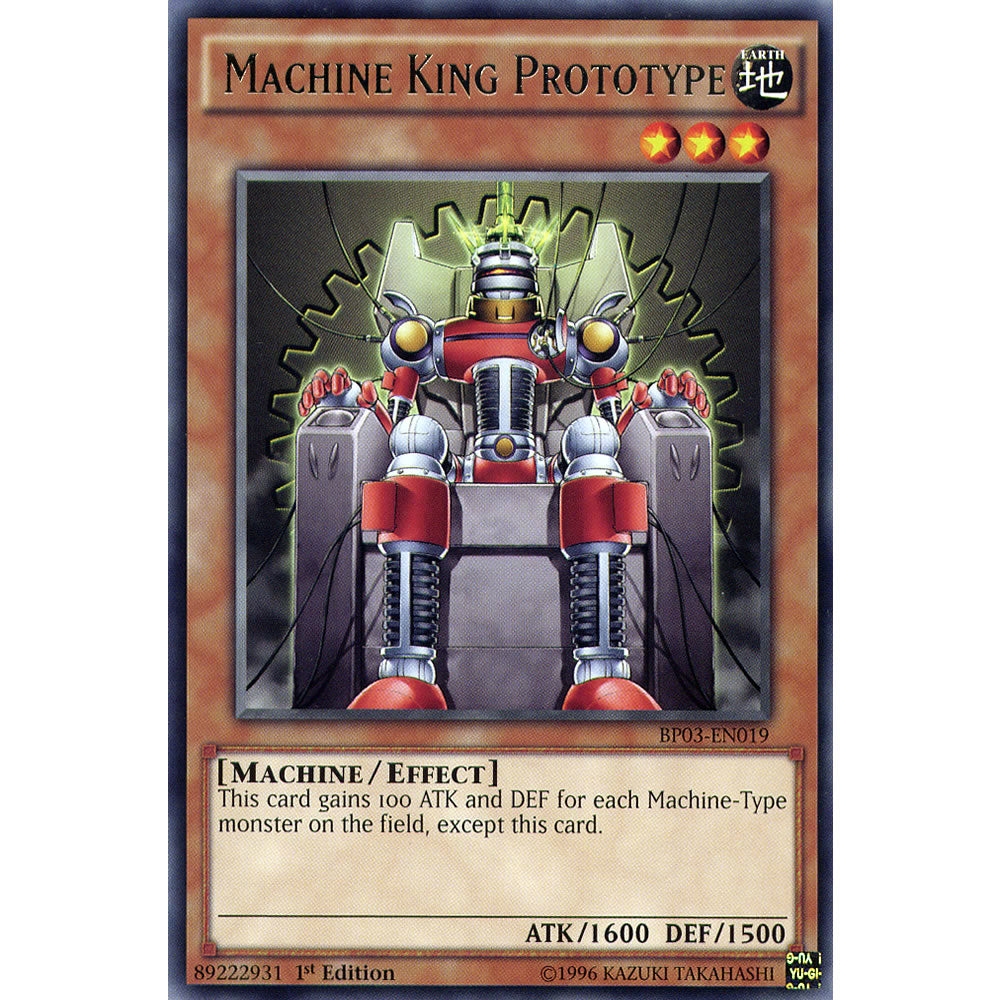 Machine King Prototype BP03-EN019 Yu-Gi-Oh! Card from the Battle Pack 3: Monster League Set