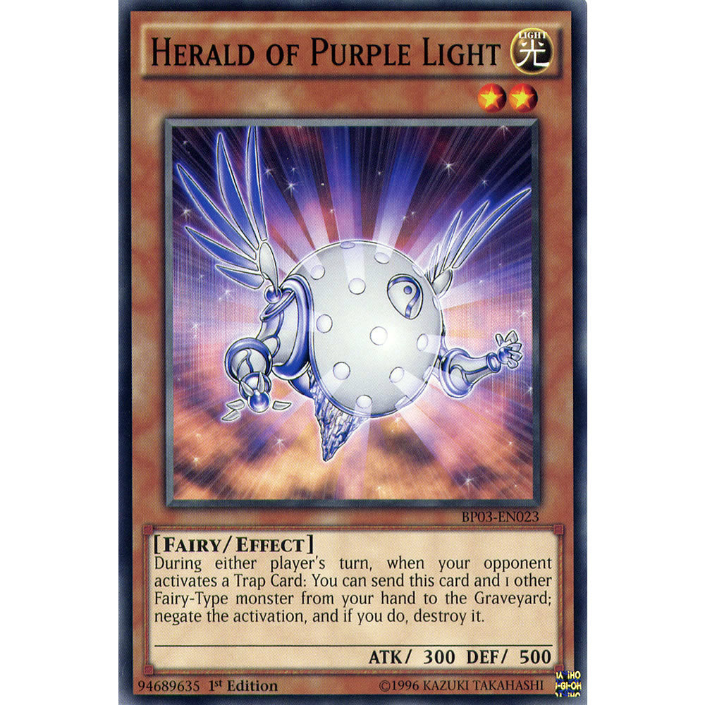 Herald of Purple Light BP03-EN023 Yu-Gi-Oh! Card from the Battle Pack 3: Monster League Set