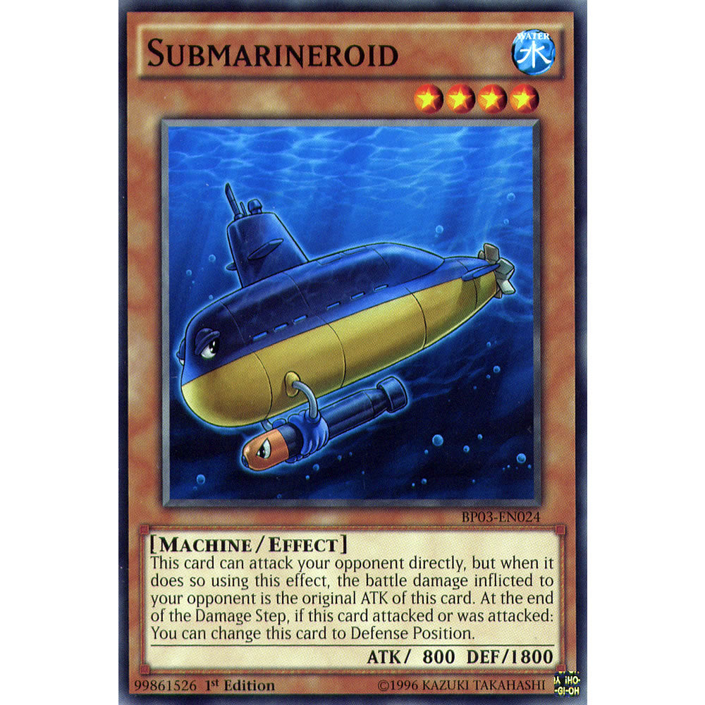 Submarineroid BP03-EN024 Yu-Gi-Oh! Card from the Battle Pack 3: Monster League Set