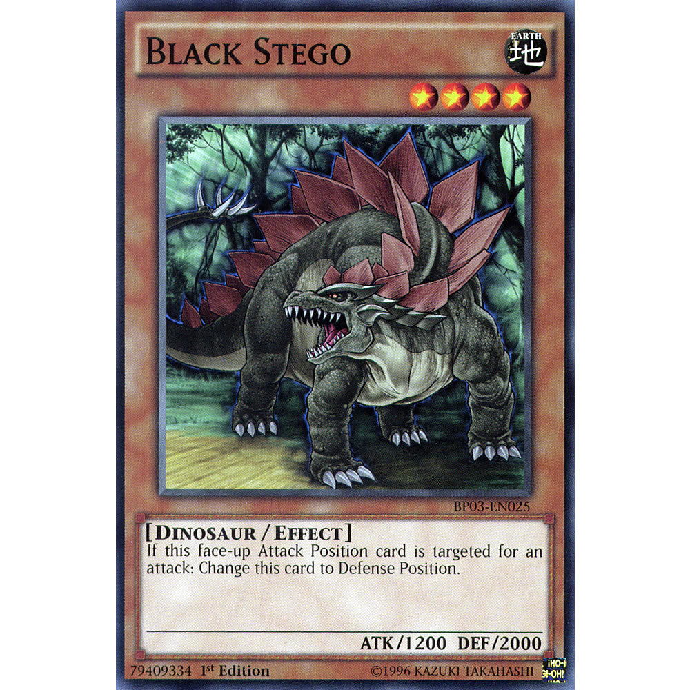 Black Stego BP03-EN025 Yu-Gi-Oh! Card from the Battle Pack 3: Monster League Set