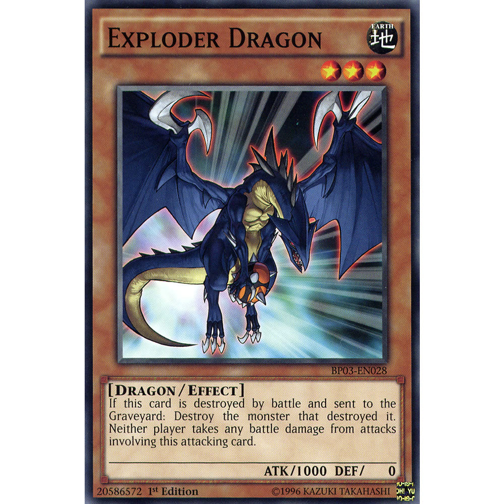 Exploder Dragon BP03-EN028 Yu-Gi-Oh! Card from the Battle Pack 3: Monster League Set