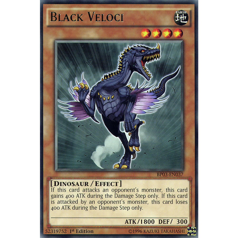 Black Veloci BP03-EN037 Yu-Gi-Oh! Card from the Battle Pack 3: Monster League Set