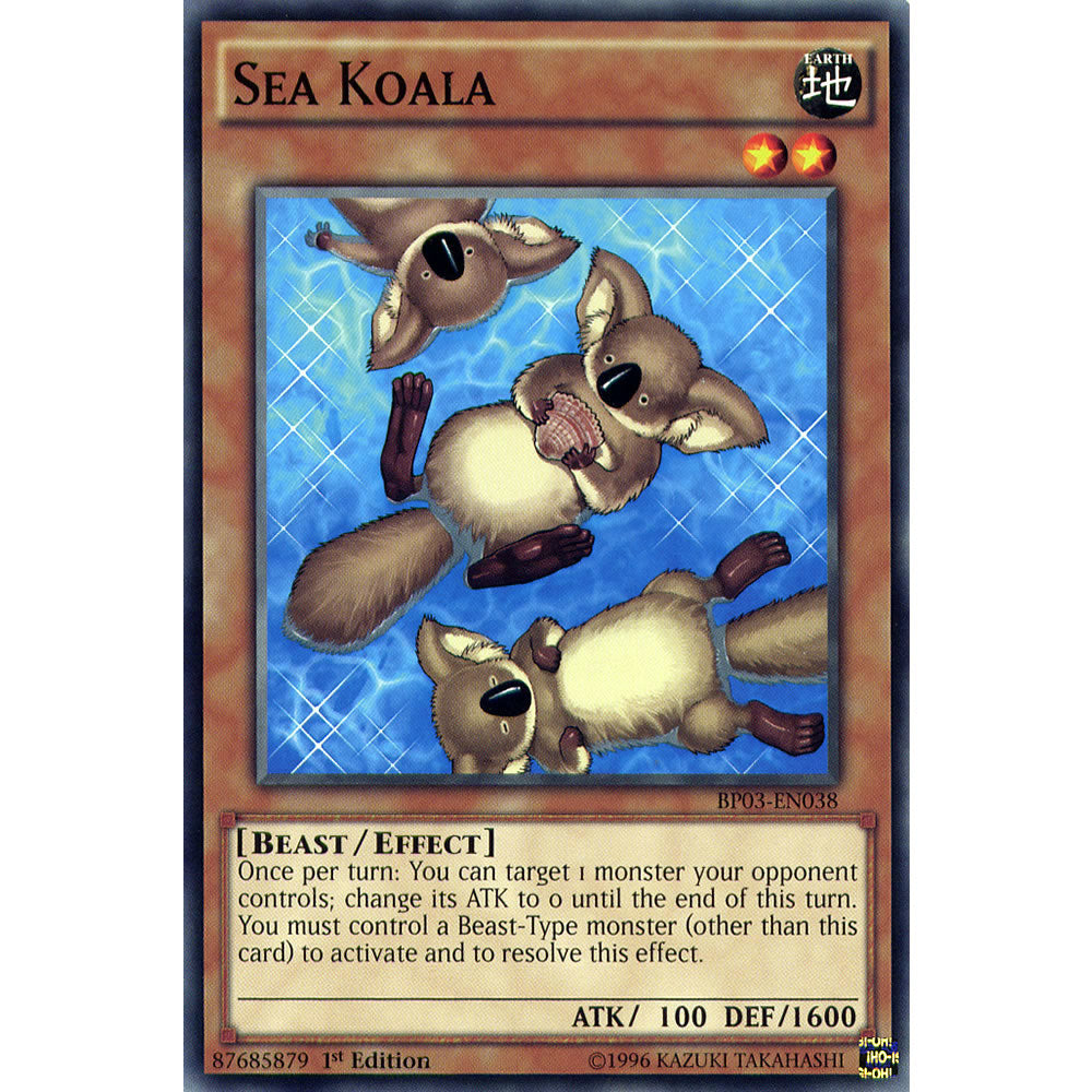 Sea Koala BP03-EN038 Yu-Gi-Oh! Card from the Battle Pack 3: Monster League Set